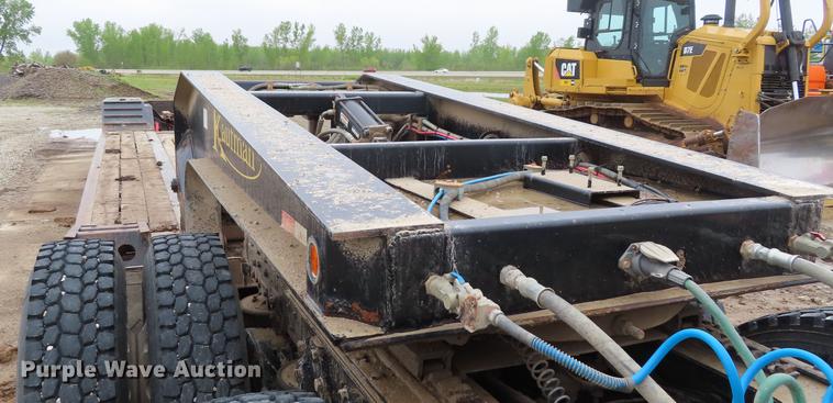 image for item DE3401 2014 Kaufman FR55DT-25K-43 lowboy equipment trailer