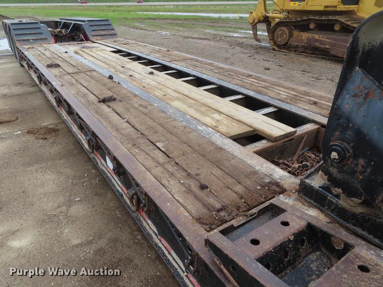 image for item DE3401 2014 Kaufman FR55DT-25K-43 lowboy equipment trailer