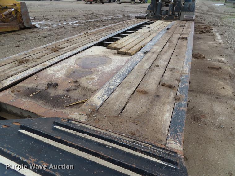 image for item DE3401 2014 Kaufman FR55DT-25K-43 lowboy equipment trailer