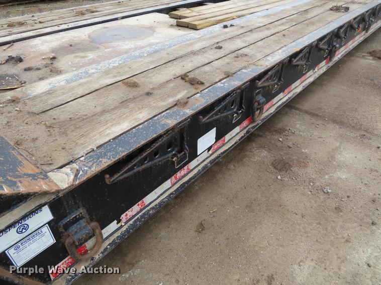 image for item DE3401 2014 Kaufman FR55DT-25K-43 lowboy equipment trailer