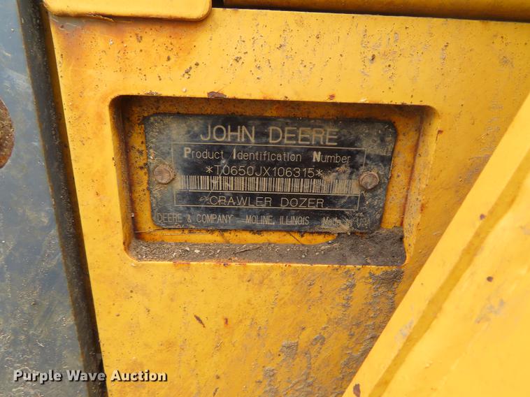 image for item DE3465 2005 John Deere 650J XLT dozer