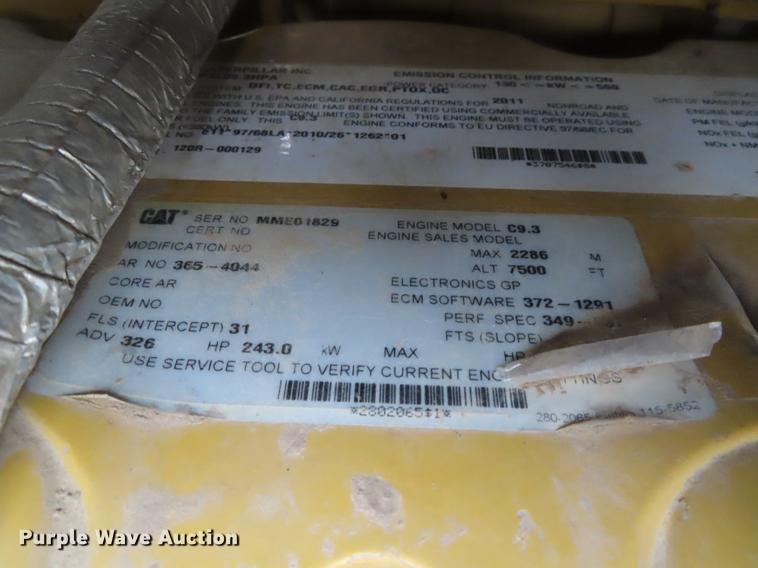 image for item DE3466 2011 Caterpillar D7E dozer