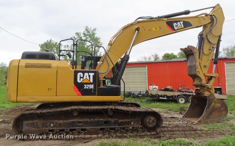 image for item DE3467 2014 Caterpillar 329E L excavator