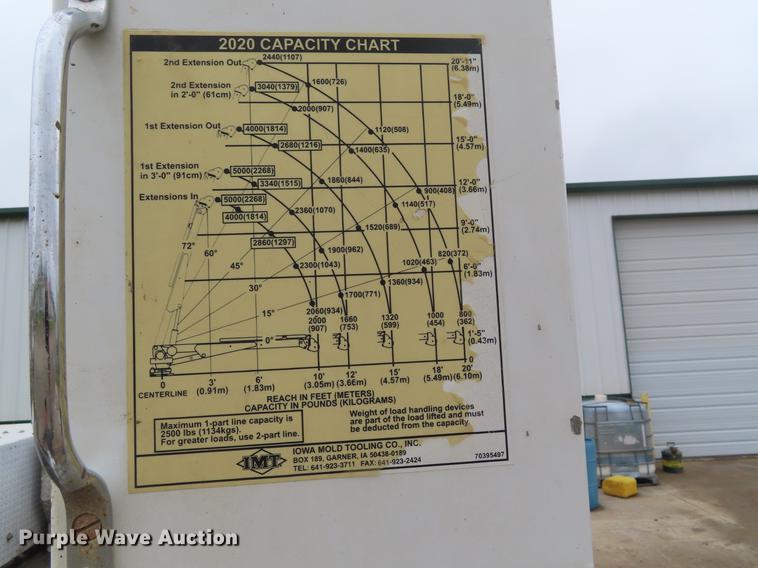 image for item DF7829 2007 Ford F550 utility truck with crane