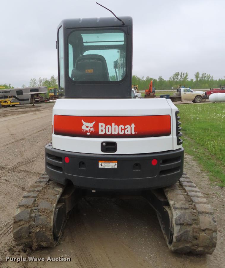 image for item DF7832 2016 Bobcat E45 mini excavator