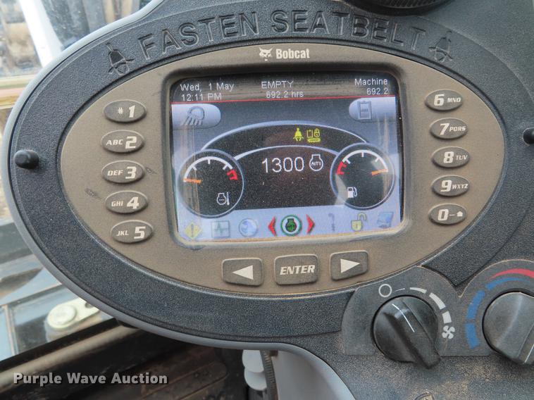 image for item DF7832 2016 Bobcat E45 mini excavator