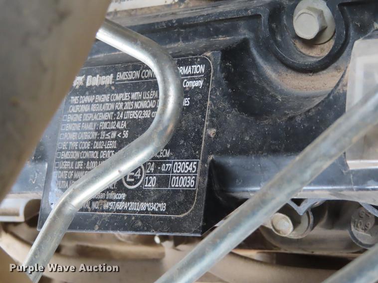 image for item DF7832 2016 Bobcat E45 mini excavator