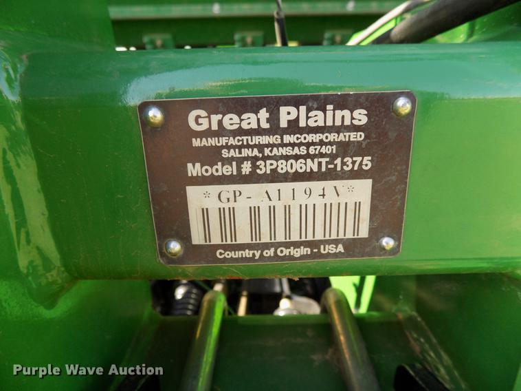 image for item DB9714 Great Plains 3P806NT-1375 no-till grain drill