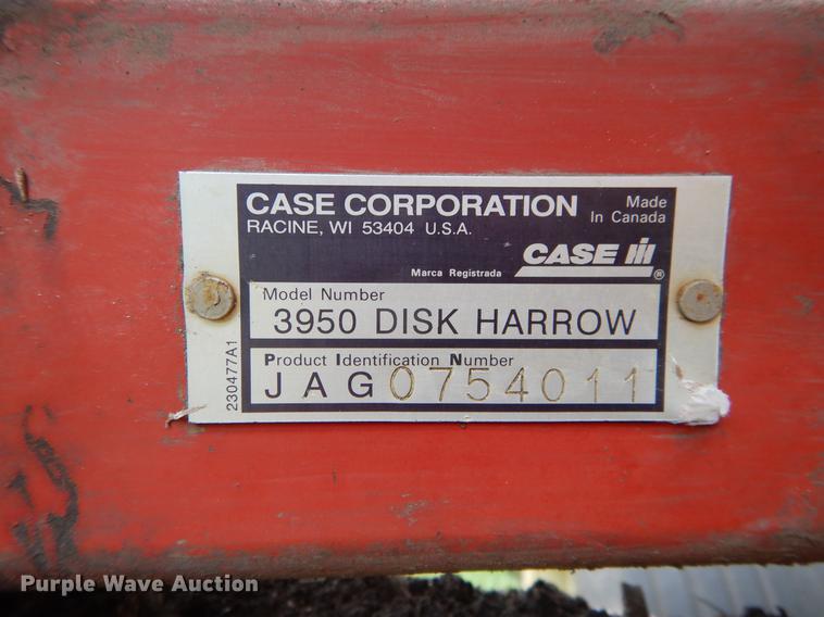 image for item DC0225 Case 3950 disk