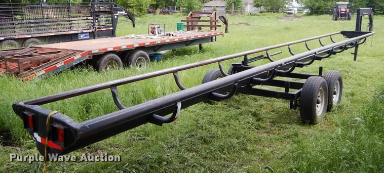 image for item DC0227 Hess Welding hay bale trailer