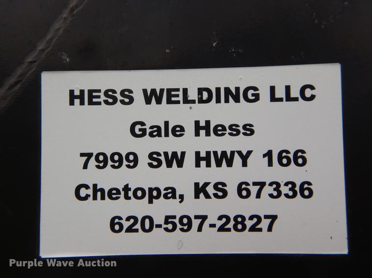 image for item DC0227 Hess Welding hay bale trailer