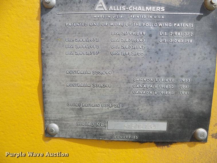 image for item DC5208 Allis Chalmers M100 motor grader