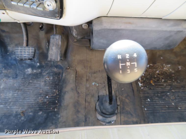 image for item DD6917 1985 Chevrolet C70 flatbed truck with crane