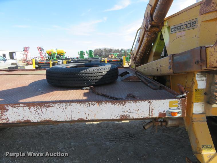 image for item DD6917 1985 Chevrolet C70 flatbed truck with crane