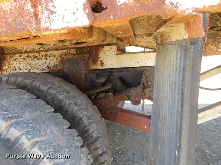 image for item DD6917 1985 Chevrolet C70 flatbed truck with crane