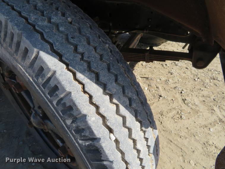 image for item DD6917 1985 Chevrolet C70 flatbed truck with crane