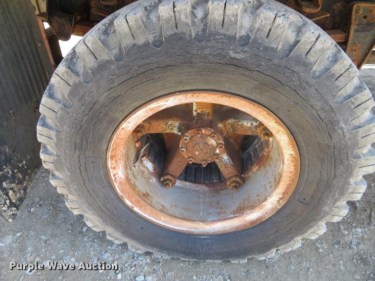 image for item DD6917 1985 Chevrolet C70 flatbed truck with crane