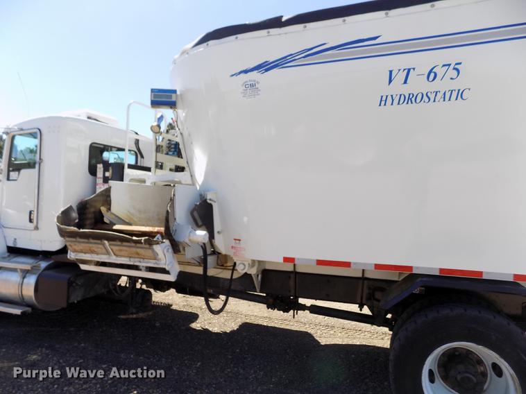 image for item DE1147 2014 Kenworth T440 vertical feed mixer truck