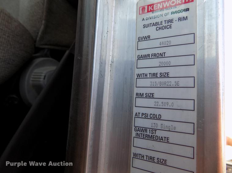 image for item DE1147 2014 Kenworth T440 vertical feed mixer truck