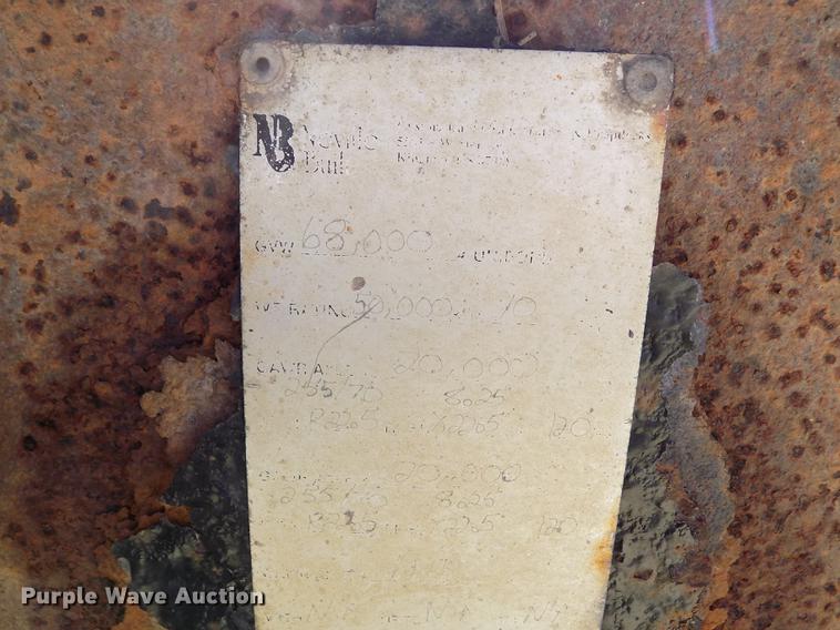 image for item DE1170 2006 Neville drop deck equipment trailer