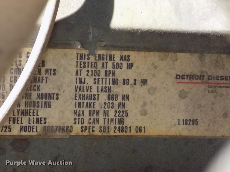 image for item DE1178 1999 Freightliner Century Class semi truck