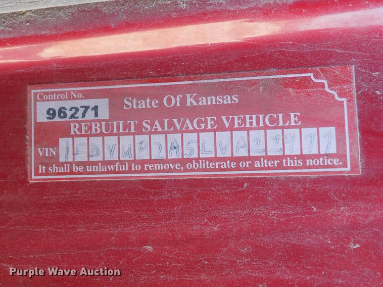 image for item DE1182 1990 Ford L8000 grain truck