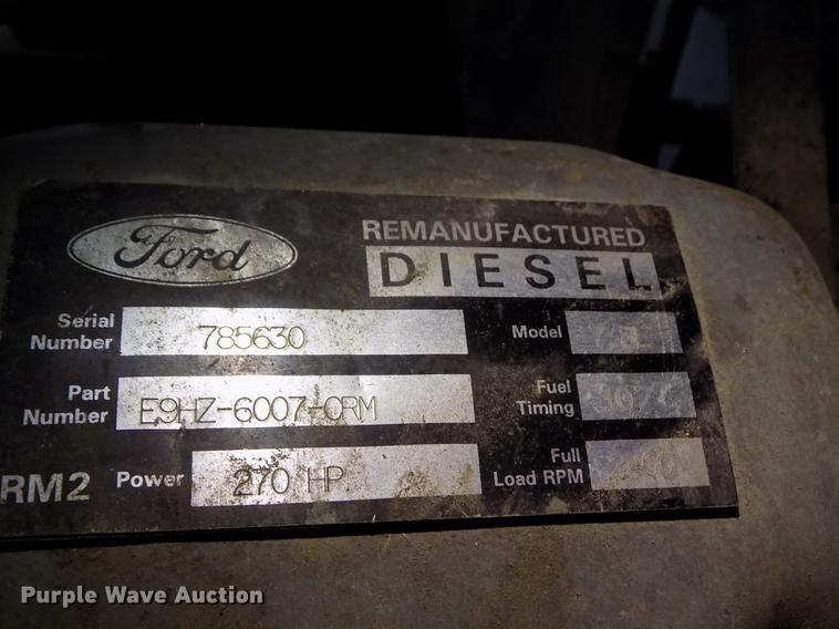 image for item DE1182 1990 Ford L8000 grain truck