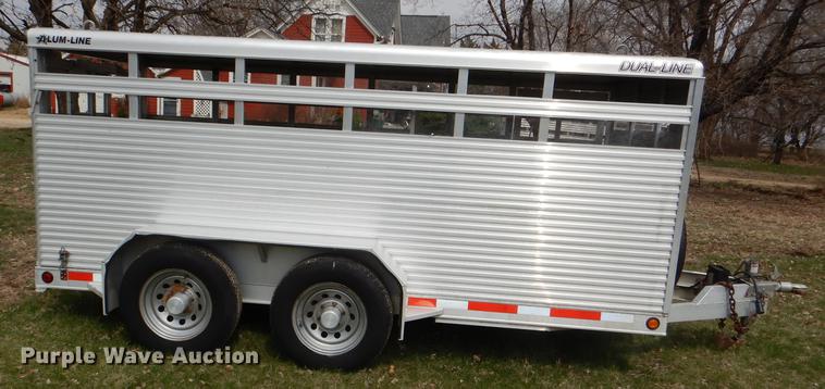 image for item DG0944 2003 Alum-Line Dual Line livestock trailer