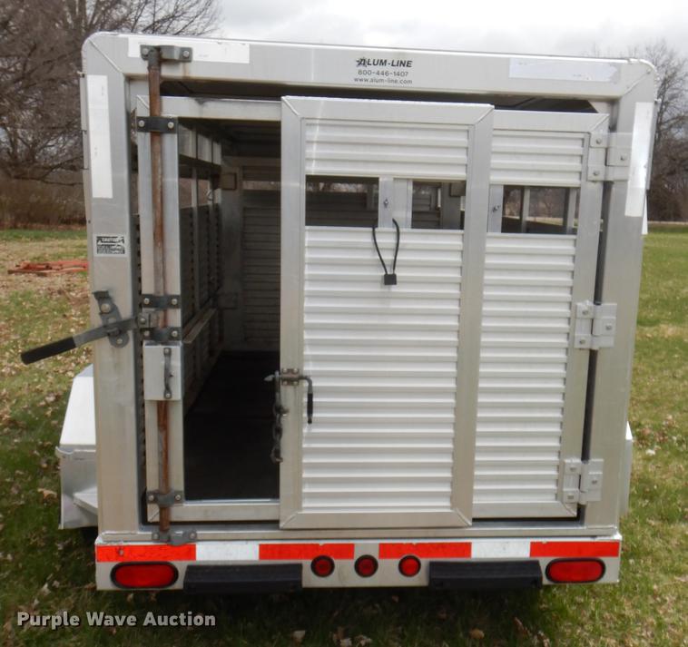 image for item DG0944 2003 Alum-Line Dual Line livestock trailer