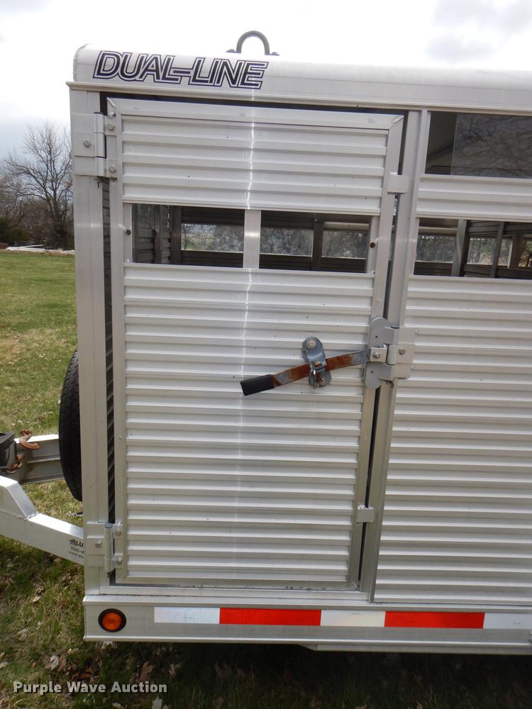 image for item DG0944 2003 Alum-Line Dual Line livestock trailer