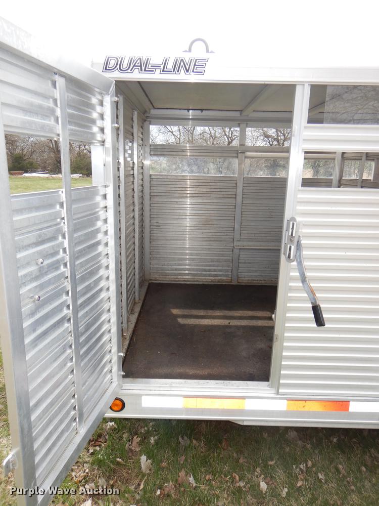 image for item DG0944 2003 Alum-Line Dual Line livestock trailer