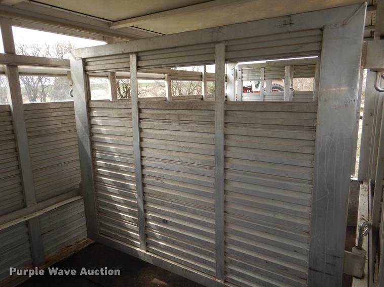 image for item DG0944 2003 Alum-Line Dual Line livestock trailer