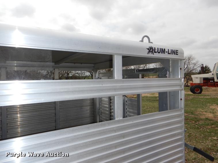 image for item DG0944 2003 Alum-Line Dual Line livestock trailer