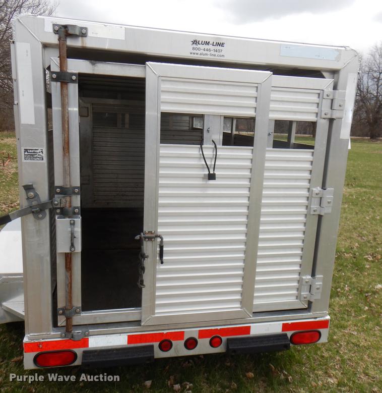 image for item DG0944 2003 Alum-Line Dual Line livestock trailer