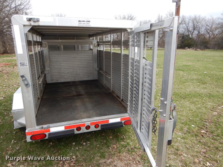 image for item DG0944 2003 Alum-Line Dual Line livestock trailer