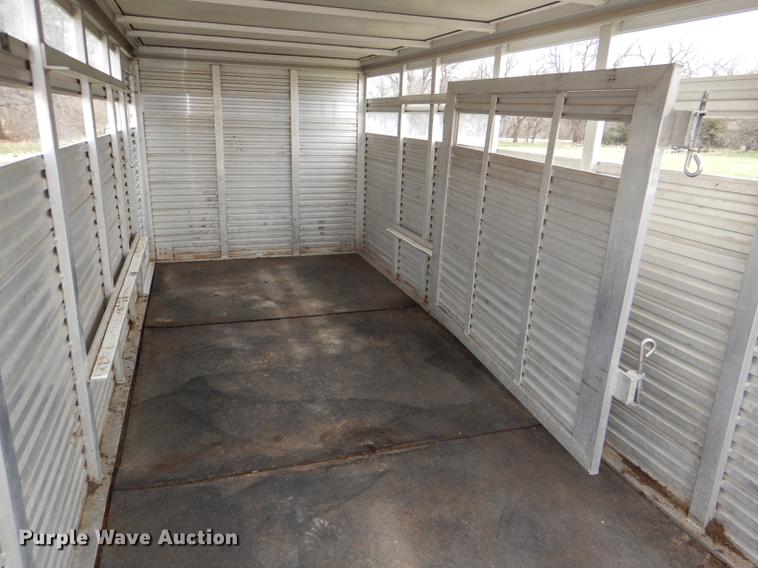 image for item DG0944 2003 Alum-Line Dual Line livestock trailer