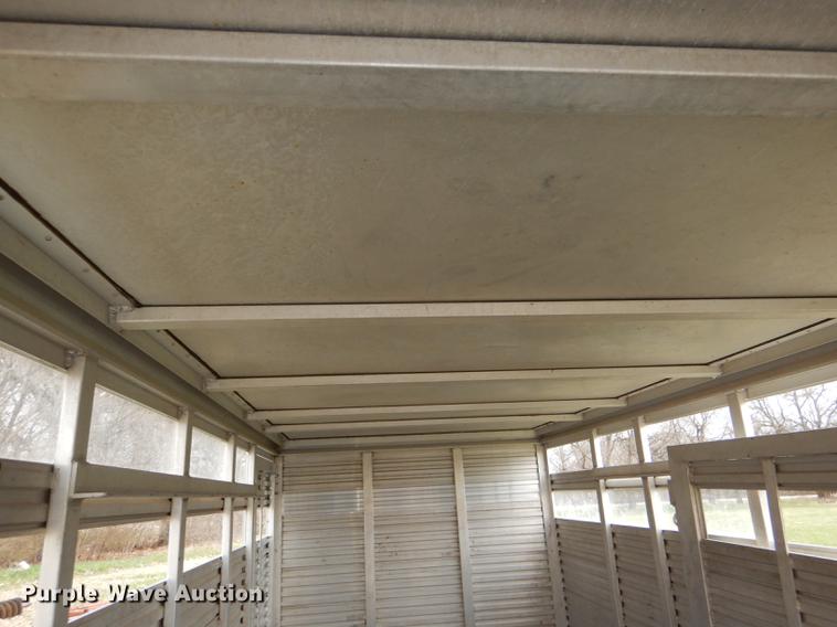 image for item DG0944 2003 Alum-Line Dual Line livestock trailer