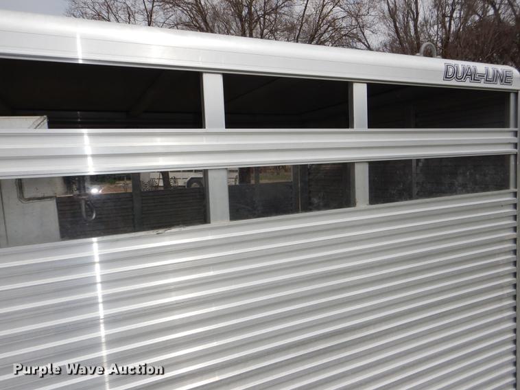 image for item DG0944 2003 Alum-Line Dual Line livestock trailer