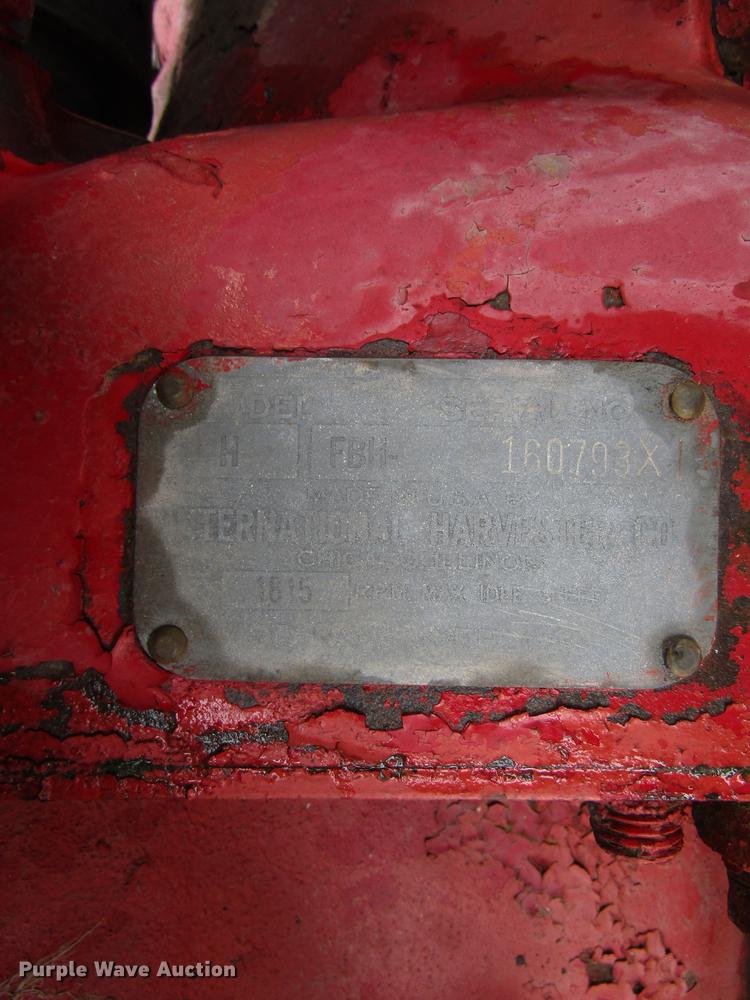 image for item EU9626 1944 International H tractor