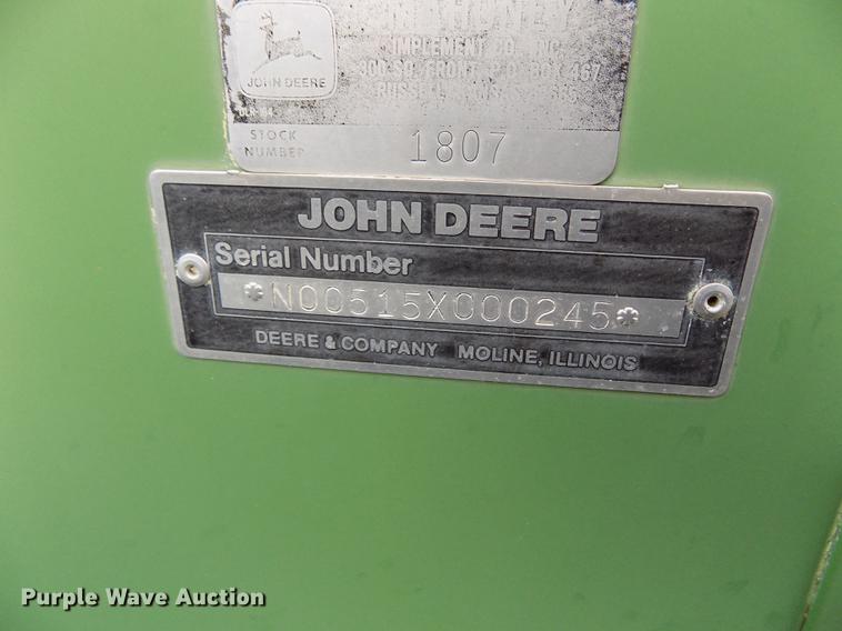 image for item FG9369 (2) John Deere 515 grain drills