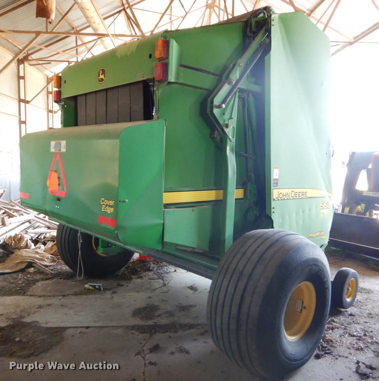 image for item FH9369 2008 John Deere 568 round baler