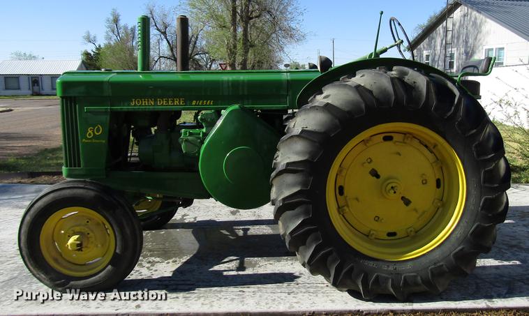 image for item FJ9669 John Deere 80 tractor
