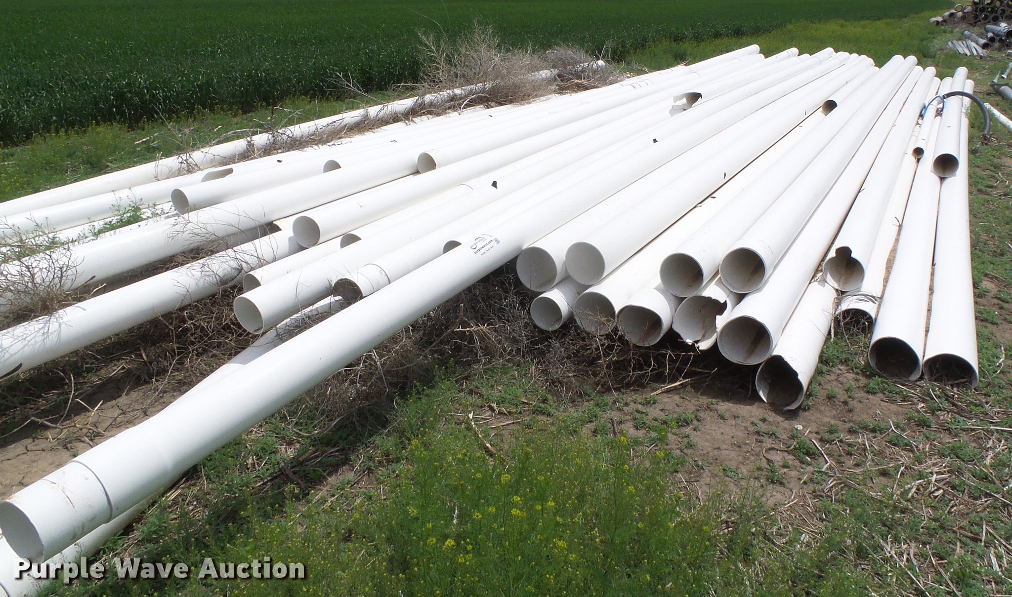 Approximately 110 PVC pipe joints in Satanta, KS Item DC5186 sold