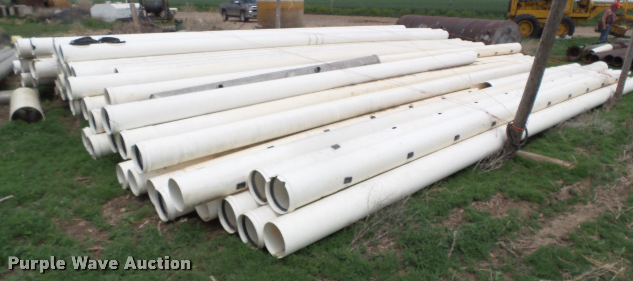 Approximately 80 PVC flood irrigation pipe in Satanta, KS | Item DC5189 ...