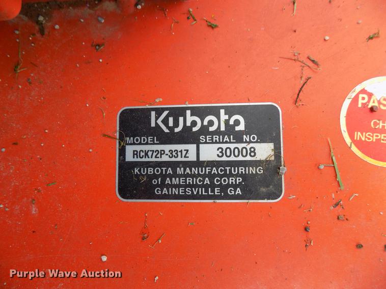 image for item DB9694 Kubota ZD331 ZTR lawn mower