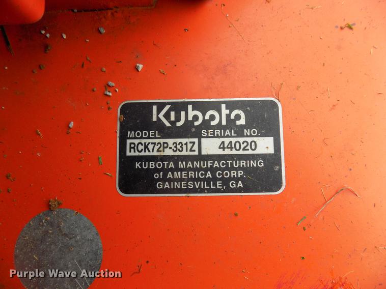 image for item DB9695 Kubota ZD331 ZTR lawn mower