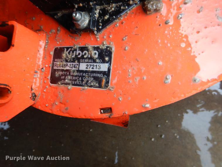 image for item DE3943 Kubota Z1225BR ZTR lawn mower