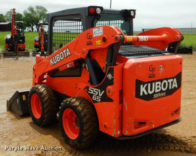 image for item DE3947 2016 Kubota SSV65 skid steer