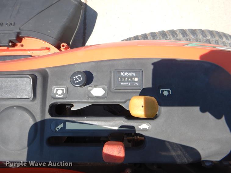 image for item DE3959 2010 Kubota ZG227  ZTR lawn mower