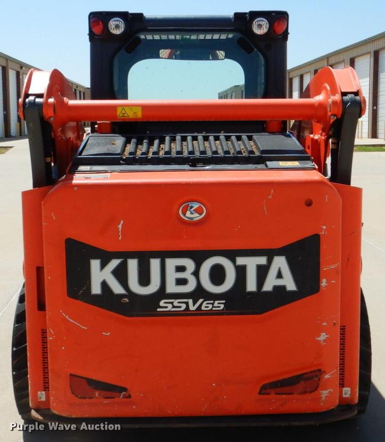image for item DE3960 2016 Kubota SSV65 skid steer